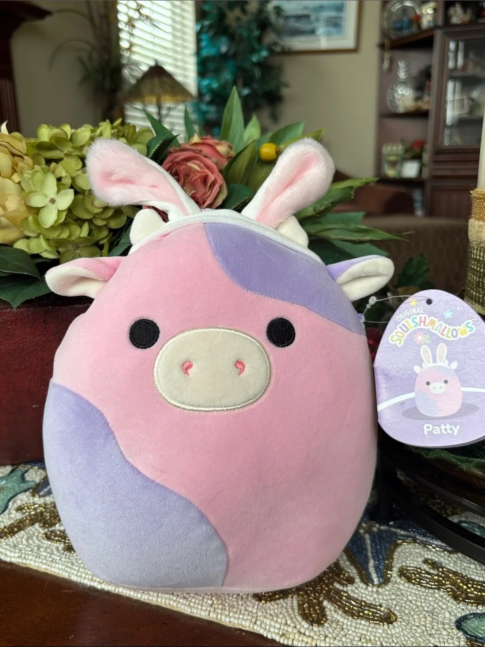 Squishmallows Banks & Patty Plush Set 8” Pastel Stuffed Animals Collectibles